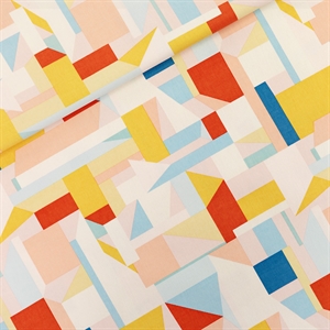 Picture of Cubistics - L - Katoen Canvas Gabardine Twill - Off-White