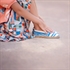 Picture of Summer Horizontals - M - Katoen Canvas Gabardine Twill - Off-White