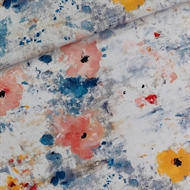 Afbeelding van Roses on Canvas - M - Linnen Viscose Blend