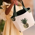 Picture of Pineapples - M - Toile de Coton Gabardine - Crème Papyrus